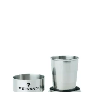 Ferrino Bicchiere pieghevole in acciaio inox - Accessori Trekking