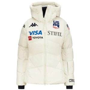 6 Cento 668US Giacca Piumino Sci Donna White Milk
