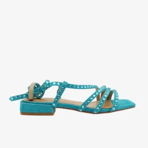 Sandalo Alma en Pena in camoscio allacciato modello schiava