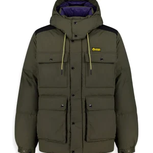 Alaska 4 Pocket Hooded Jacket Giacca Uomo Olive Night Eclipse