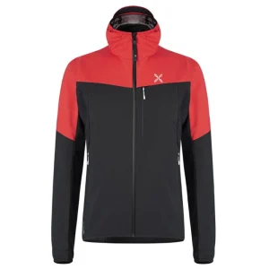 Air Active Hoody Jkt Secondo Strato Uomo Nero Power Red