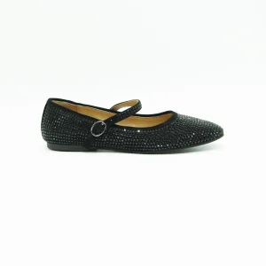 Alma en Pena Ballerina Suede Nera