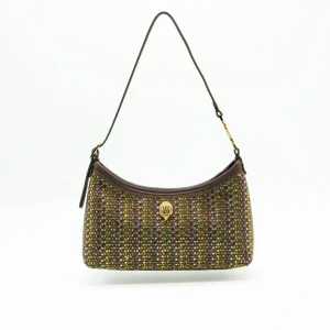 Kurt Geiger Mini Hobo Fabric Kurt Bronze