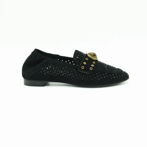 Kurt Geiger Mocassino Chelsea Crystal Nero