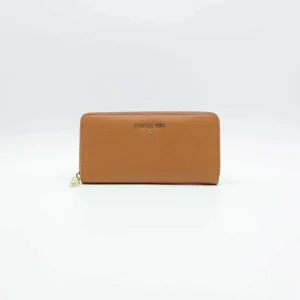 Patrizia Pepe Portafogli Zip Around Cuoio