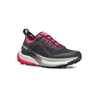 Golden Gate STR Woman Scarpa Trail Running Black Pink Fluo