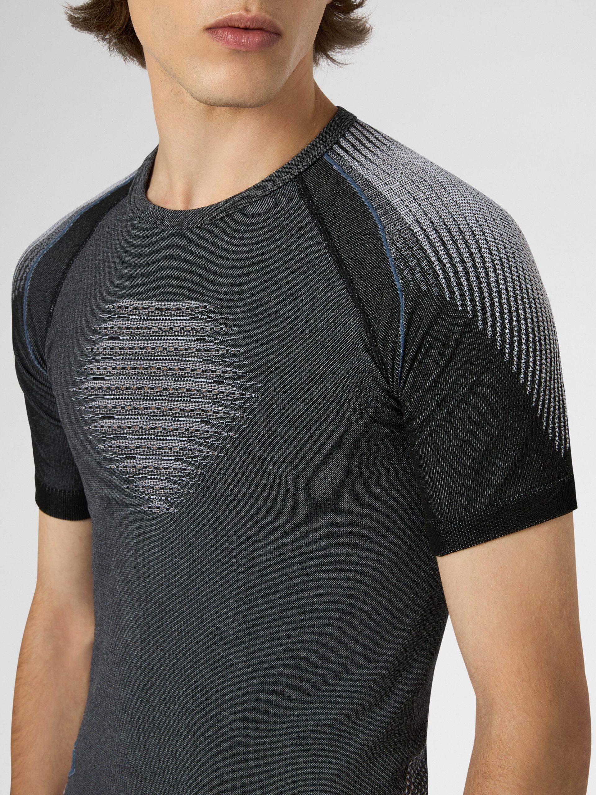 Maglia termica a maniche corte Evolutyon Melange - immagine 6